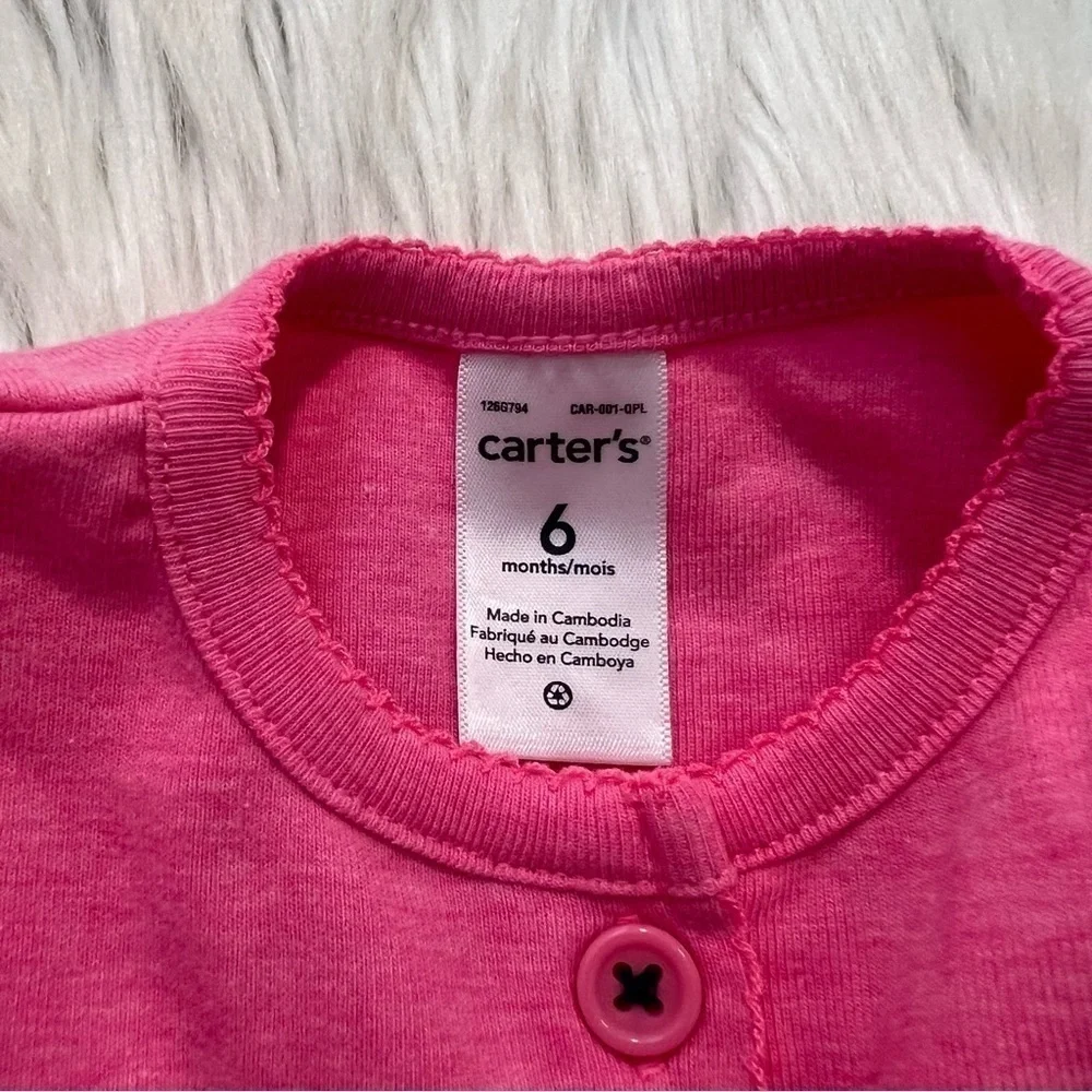 Carter's Layering Cardigan Pink